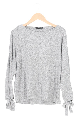 Mango pull femme - gris, maille