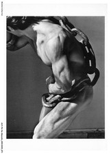 AUYP6-0509-NU-MASCULIN - Man with chain - Los angeles - 1985