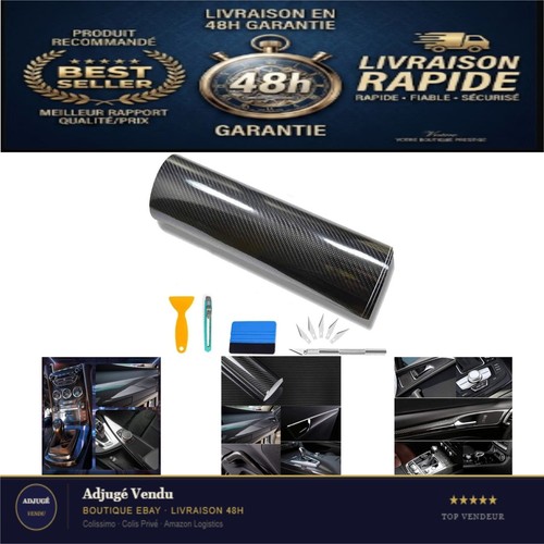 Comprafun film vinyle carbone - film,