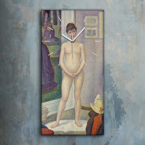 Horloge murale sur toile - , 30x60