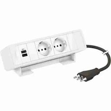 BTI1508661W multiprises de bureau équipées de prises et chargeurs américains