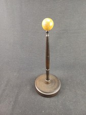 Ancien support bois perruque chapeau chapelier Napoléon III cabinet curiosités