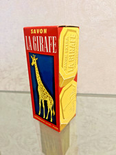 Ancienne boite de 2 savons "LA GIRAFE"  savonneries Lever Paris. ( SUPER état )