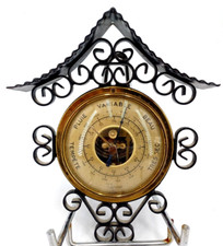 BAROMETRE VINTAGE 1950 FER FORGE MAXANT JAPONISANT