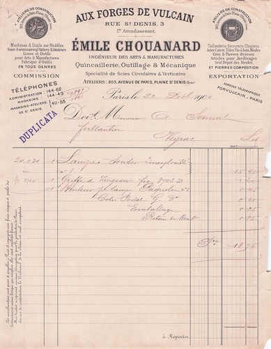 Paris quincaillerie emile - quincaillerie,
