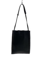 Aeta Black Leather Tote Bag
