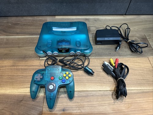 Nintendo clear blue console - 64,