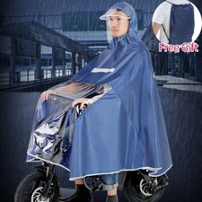 Unisexe Pluie Poncho Imperméable Pluie Manteau Cape pour Vélo Mobilité Scooter