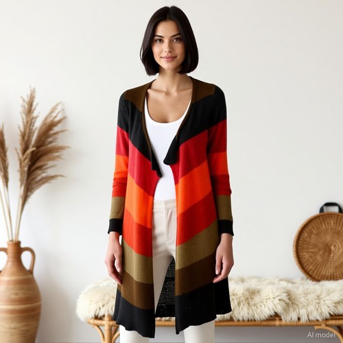 Boho lagenlook gilet - boho,