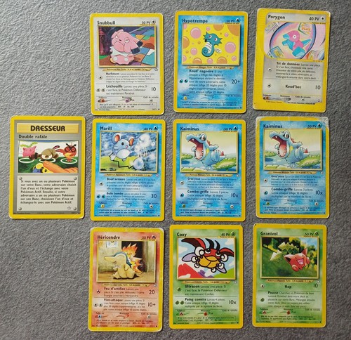 Lot cartes pokémon wizards - cartes,