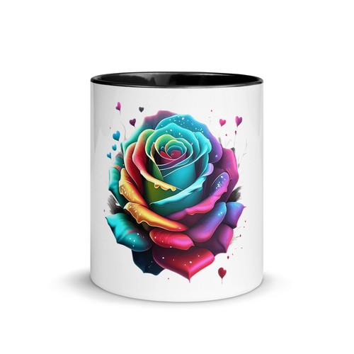 Tasse mit farbiger innenseite - tasse,