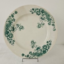 Plat Rond Décor Anémones