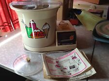 Vintage Hamilton Beach ice cream making machine