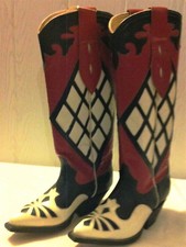 Bottes Mexicaines Tricolores -