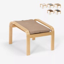 Repose-pied en bois au design