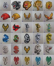 Patch animaux brodé