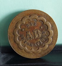 Jeton de bar AB automatique 15 centimes à consommer