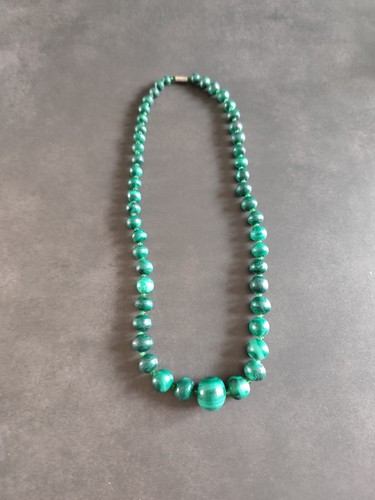 Collier ancien malachite - collier,