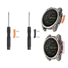 Pour Garmin Fenix8 Pro AMOLED/Quatix8/Tactix8 47MM/51MM Alliage Montre Crash Bar