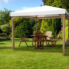 Gazebo en bois de pin massif