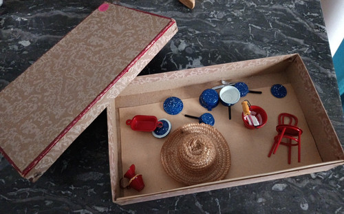 Boîte ancienne carton avec - boîte,