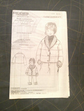 patron poupée modes et travaux NON DECOUPER COMPLET  Novembre  2014