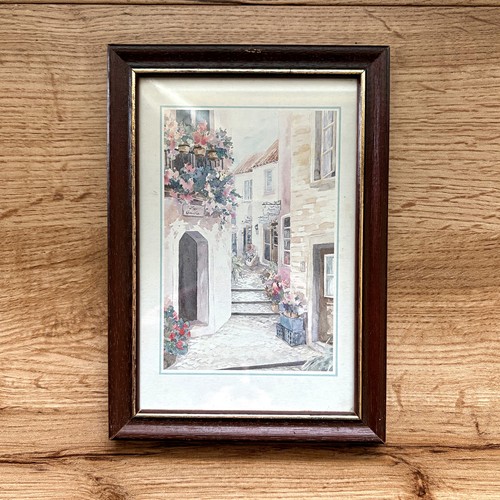 Village provençal aquarelle - village,