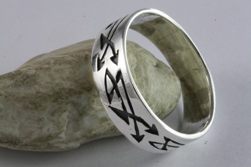 Anneau bande celtes tribal - celtes,