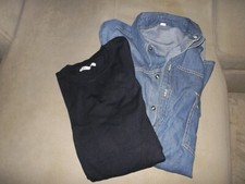 chemise jeansXL neuve+pull L zara