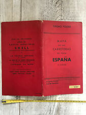 ANCIEN DOCUMENT CARTE ROUTIERE SHELL ESPAGNE