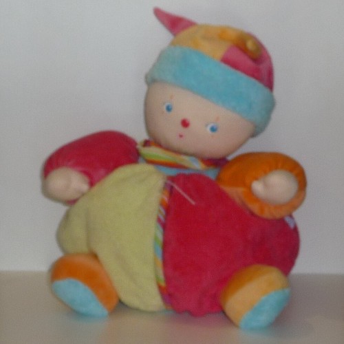 Doudou clown poupée corolle - poupée,