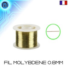Fil molybdene 08mm corde - 0.08mm,