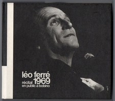 LEO FERRE - Léo Ferré 1969 récital en public à Bobino - Digipack livret 62 pages