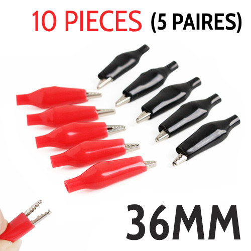 Lot pince crocodile - x,
