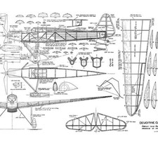 Dewoitine D.33 FF Rubber 35"