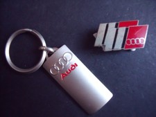 AUDI  porte-clés + pin's S2-S4
