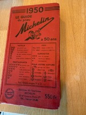 Ancien livre guide Michelin 1950