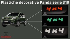 (1 PAIRE) FRISES DÉCORATIVES PANDA 4X4 SÉRIE 319 MONDURES LATÉRALES