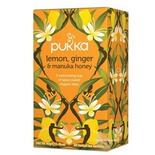 Tisane citron gingembre et miel de manuka Pukka Herbs Thé infusion tisane tea...