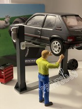 Pont élévateur 2 colonnes  1/18   scale 1:18