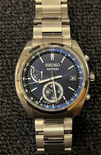 Montre SEIKO ASTRON SBXY013 Radio Solar Sapphire Titanium Blue JP