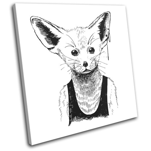 Hipster animals fennec fox - fennec,