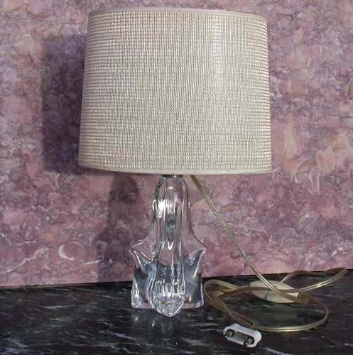 Lampe chevet pied - pied, verre