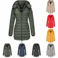 Femmes Matelassé Hiver Manteau Chaud Doudoune Imperméable à Capuche Parka Veste