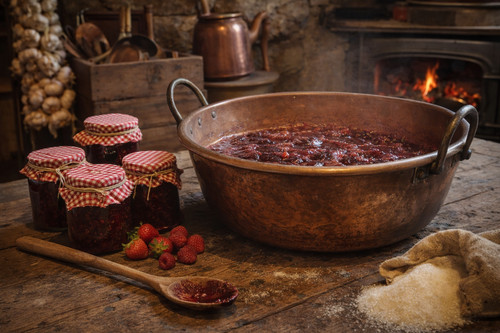 Ancienne bassine confiture - à,