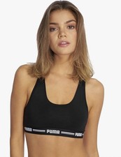 PUMA - t-shirt court pour femmes, XS, noir - t-shirt de sport, t-shirt, coton