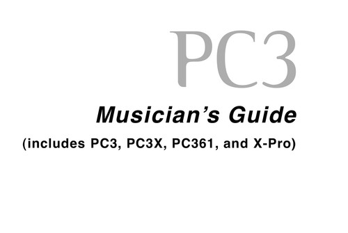 Kurzweil pc3 pc3x pc361 pro - kurzweil,