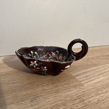 Émaux de Thoune Suisse Petit Objet De Vitrine Faïence Émaillée Non Signé