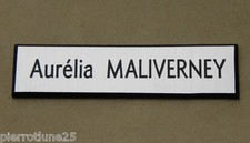 plaque de boite aux lettres