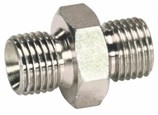 Raccord hydraulique de jonction Mâle 1/2"-Mâle 1/2" NPT à visser (Lot de 5)